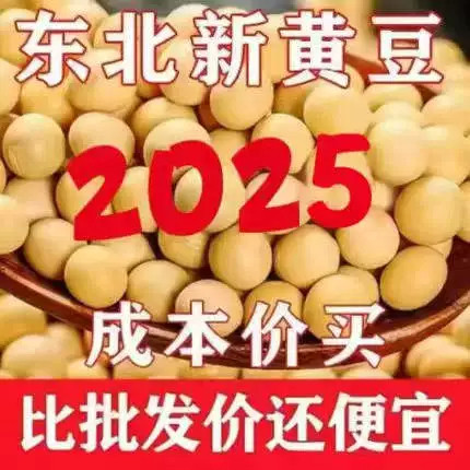 25年新黄豆1斤2斤东北黄豆农家自种五谷豆浆豆芽非转基因大豆