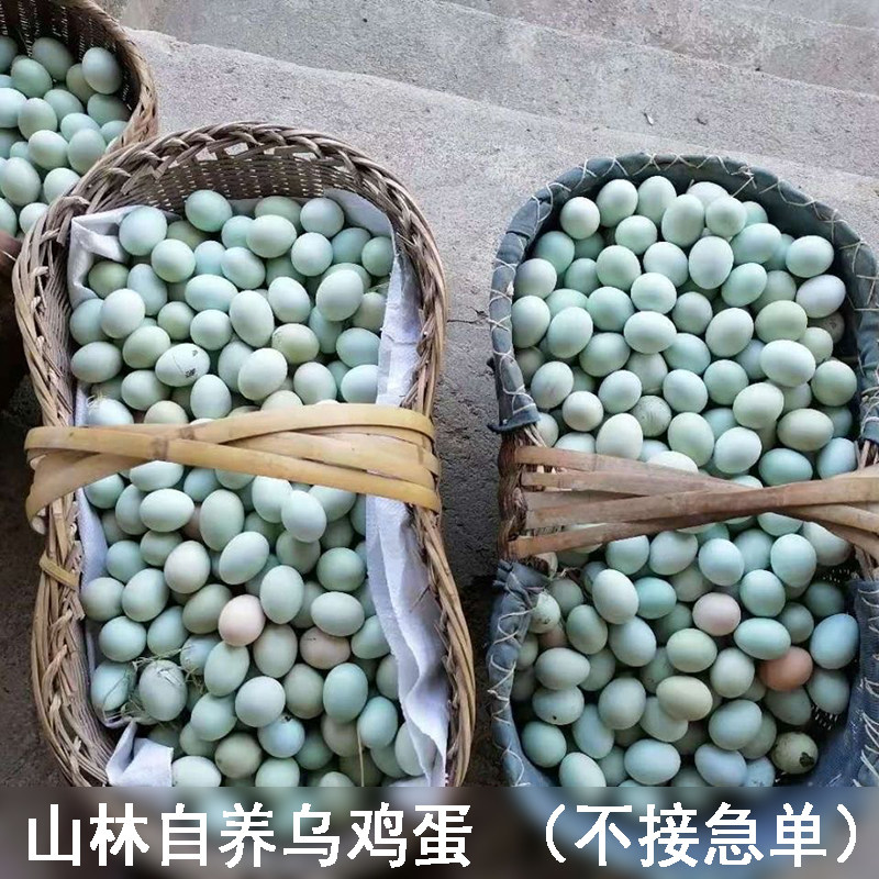 土鸡蛋乌鸡蛋30枚正宗新鲜