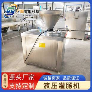 动物肠腊衣灌肠机器 全自动肠加成套设备REU 蒜蓉肠液肠压双管灌