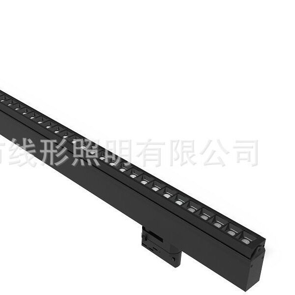 防眩光单转角线形射灯可调角超市线槽灯商超货架灯无限拼接桥架灯