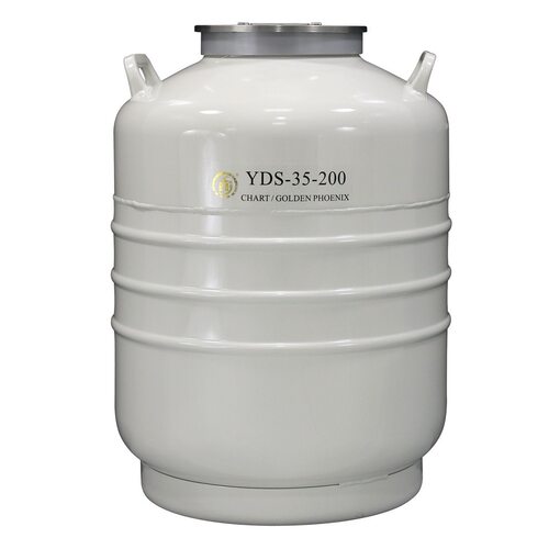 美国CHART MVE】YDS-35-200大口径液氮生物容器/35L大口径液氮罐