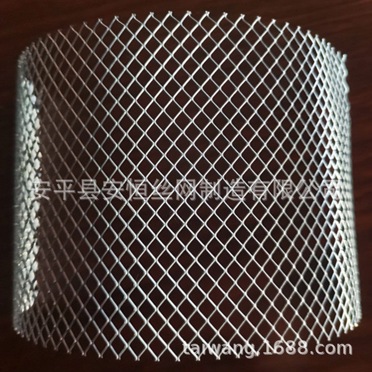 菱形拉伸银网 0.5mm厚银板网孔径5*10mm 导热银网银板网