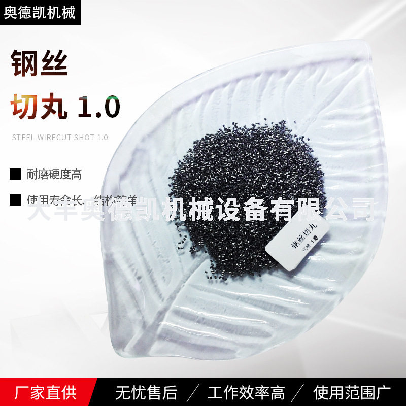 各种钢丸厂家现货供应钢砂钢丝切丸砂抛丸机钢丝切丸1.0不锈钢丸