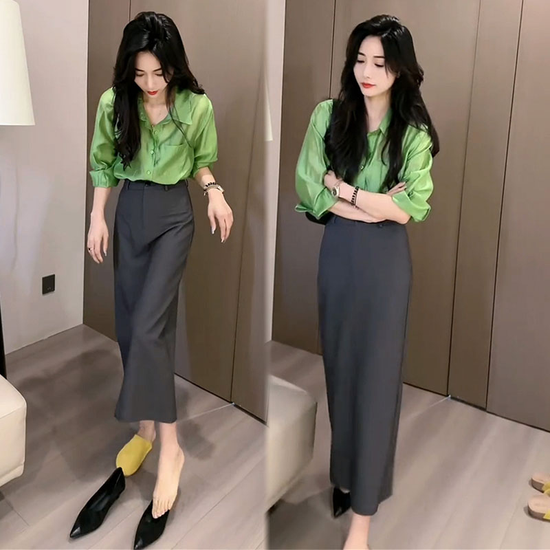 时尚套装女2025夏季洋气减龄显瘦