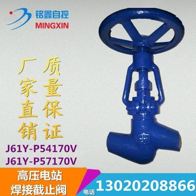 J61Y-P54/P57 170V铬钼钒钢电站专用高温高压对焊截止阀DN100 65