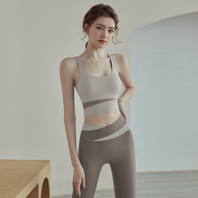 瑜伽服套装女高强度背心