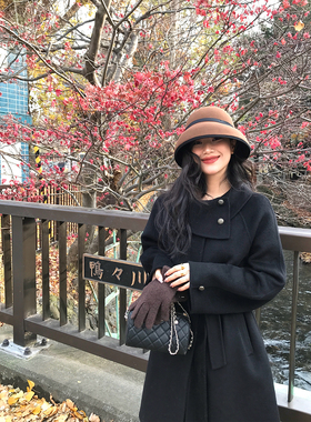 【DaqianwithU  01/15 20:00】喜欢先加购 金属扣翻领羊毛大衣