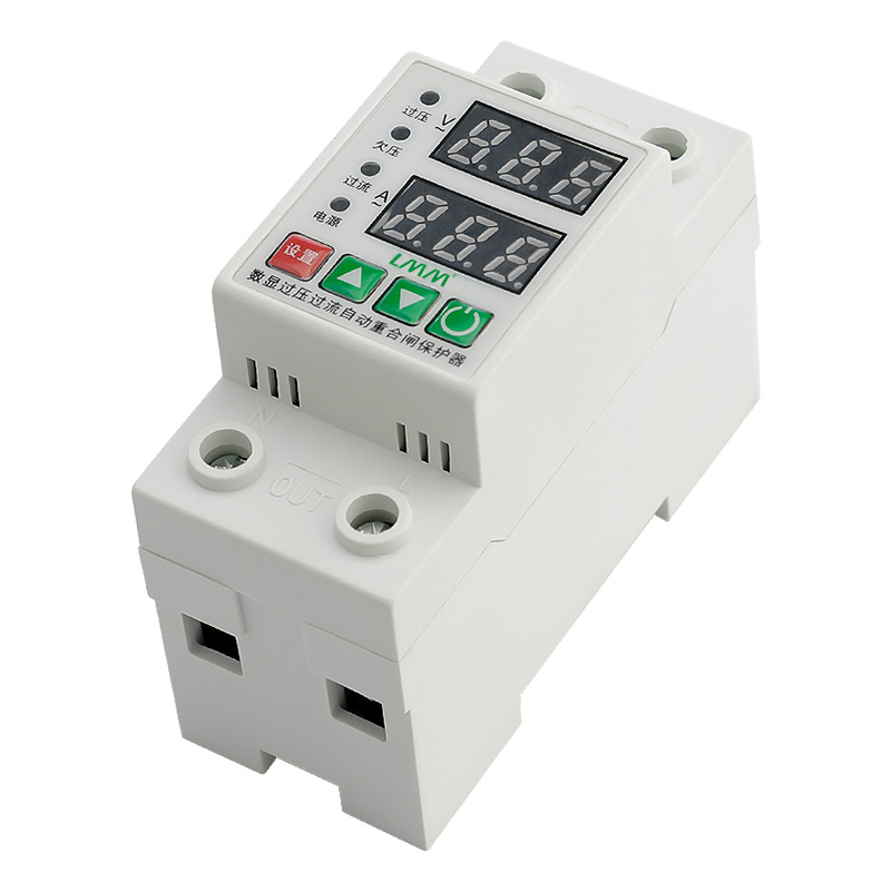 自复式数显过欠压保护器家用63BA自动重合闸断路器过载过压过流
