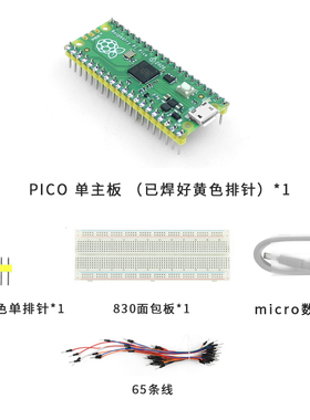 树莓派Raspberry Pi Pico开发板 单片机C++/Python编程入门控制器