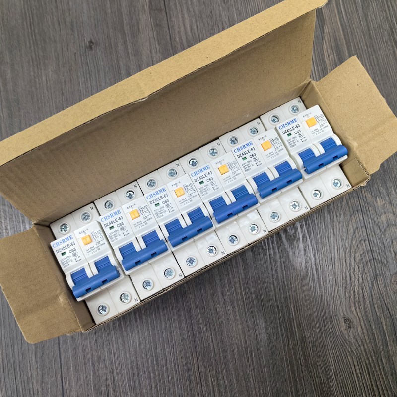 小型两位漏保空气开关带漏电保护器220v家用总闸2p空开c32W/40/63