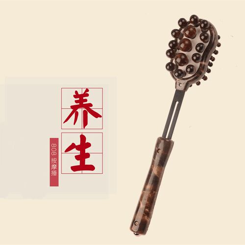 按摩锤子经络捶木质拍按摩棒颈部椎腿部按摩器捶背器敲背锤敲打锤