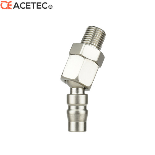 ACETEC阿斯泰克气动工具万向进气公接头20PM内外牙360度万向接头