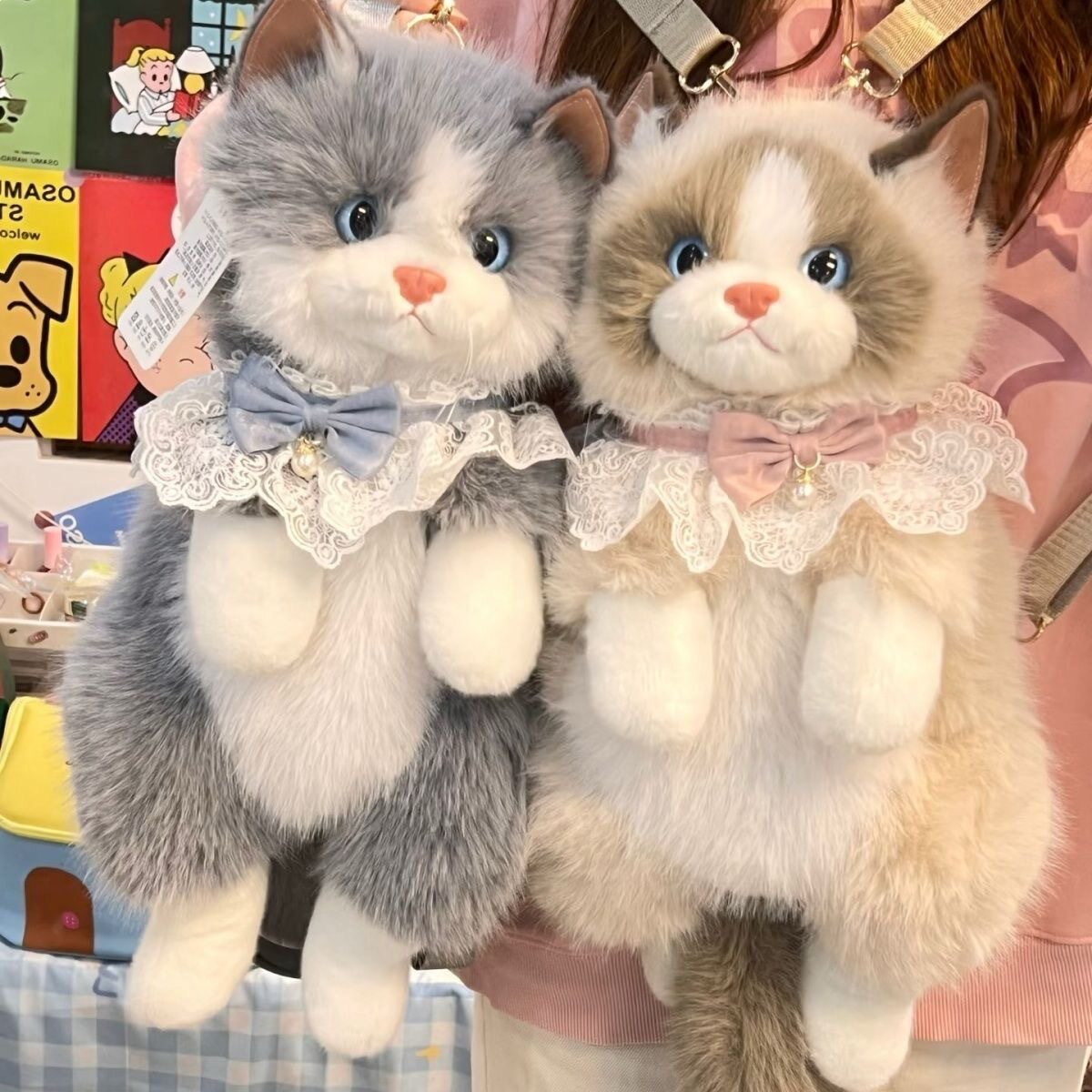 仿真布偶猫娃娃背包玩偶小猫咪