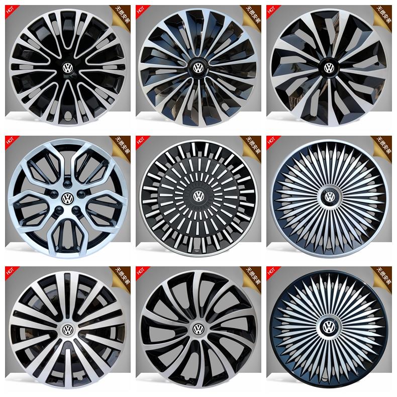 适用大众新老款捷达轮毂盖R14寸 Polo轮毂罩桑塔纳车铁圈装饰盖帽