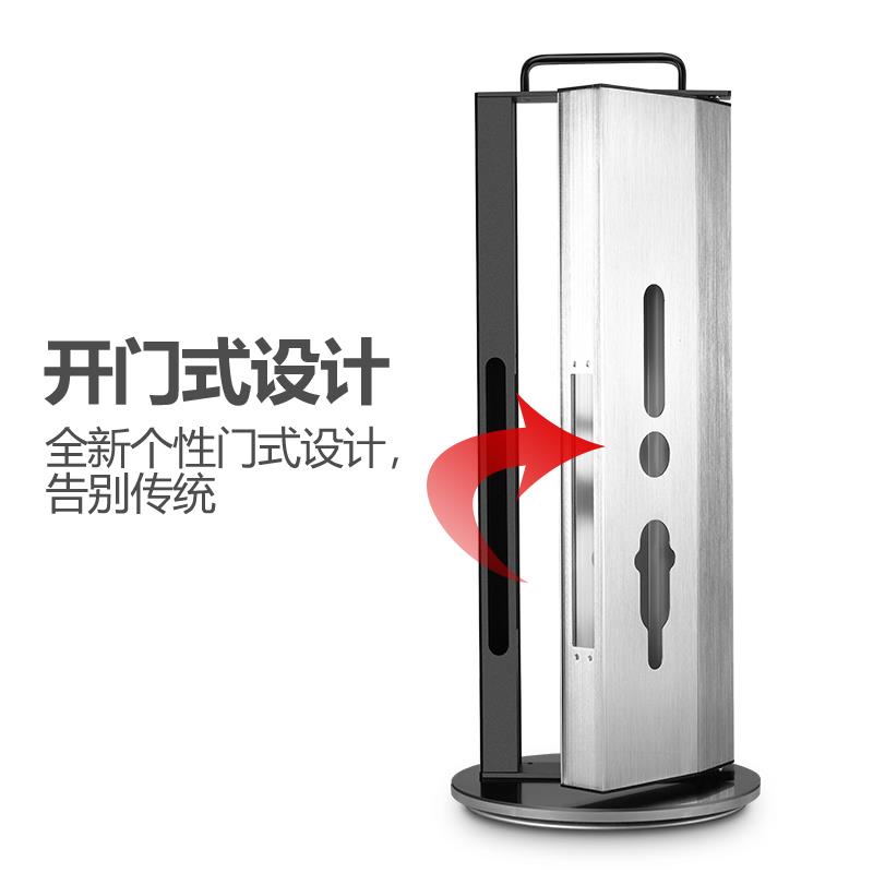 智能锁展示架指纹锁开关门锁架铝合金高端旋转锁架子