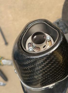 摩托车通用排气管改装48MM可调节消声塞消声器R25 CBR250RR MT15