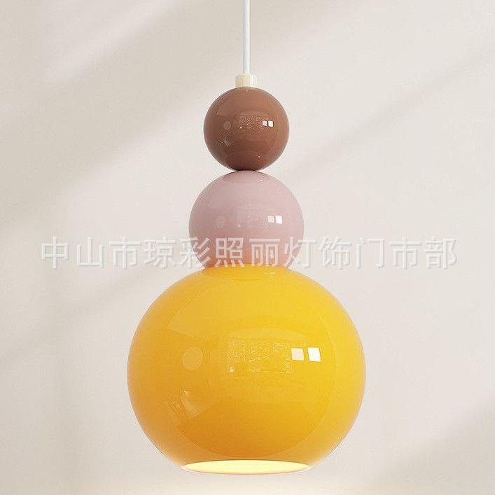 奶油风主卧室书房温馨儿童床头灯吊灯现代简约护眼床头全光谱壁灯