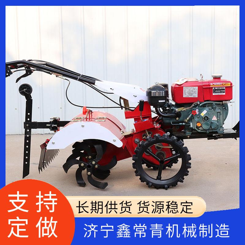 小型手扶式农用170型微耕机 多功能土壤旋耕机菜园开沟培土机