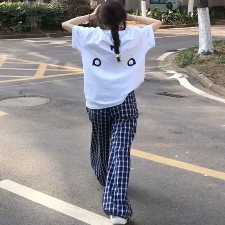 韩系运动套装女夏季新款宽松字母