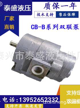 CB-B25/20/6/10/16双联液压齿轮油泵CB-B4/44/610/610/4纺织机