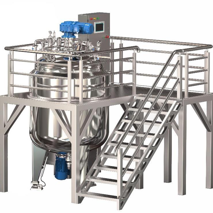 208v400v460v400v固定式真空乳化机搅拌器搅拌槽反应釜真空罐