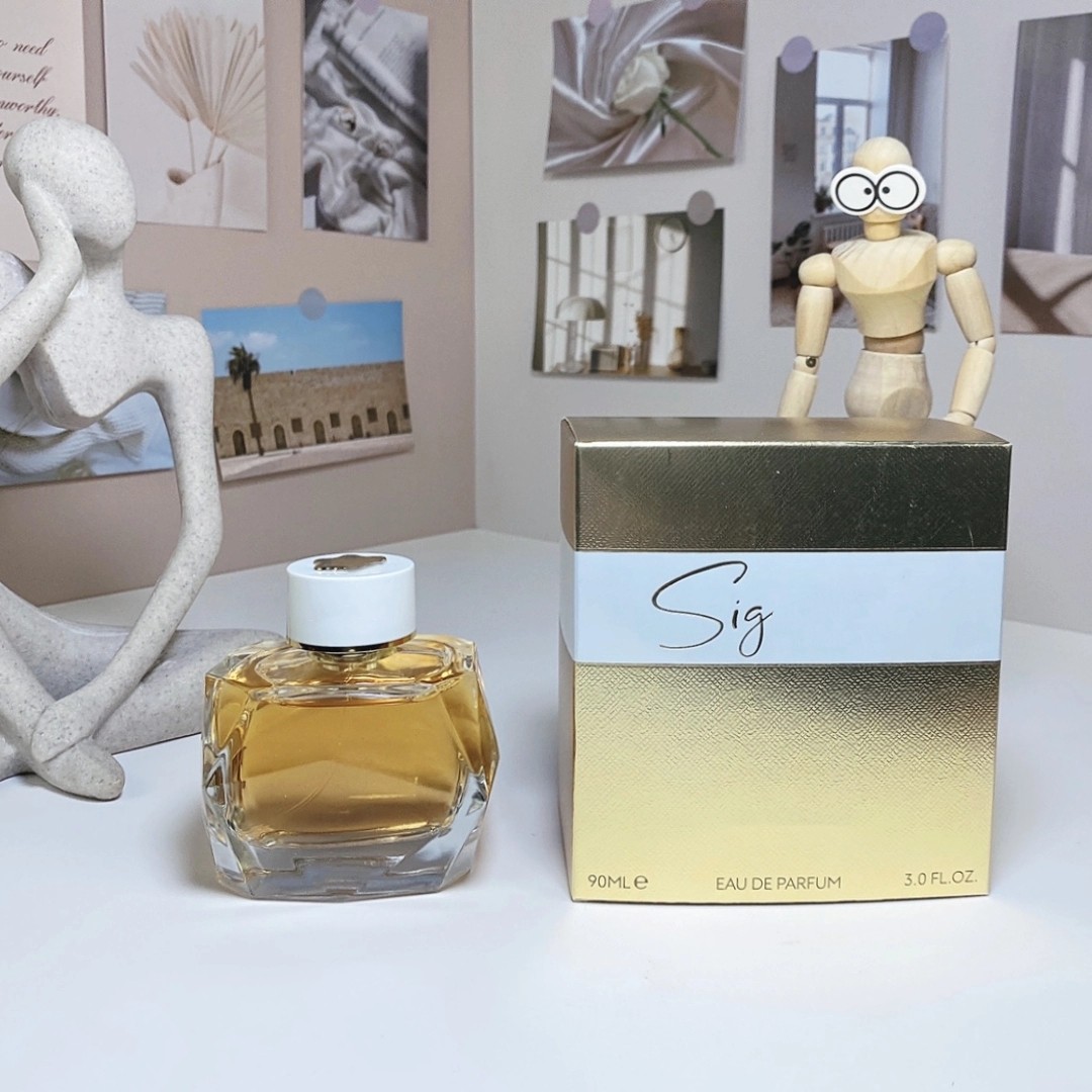 跨境外贸纯白印记香水鎏金印记女士浓香水富家千金香 90ml持久香