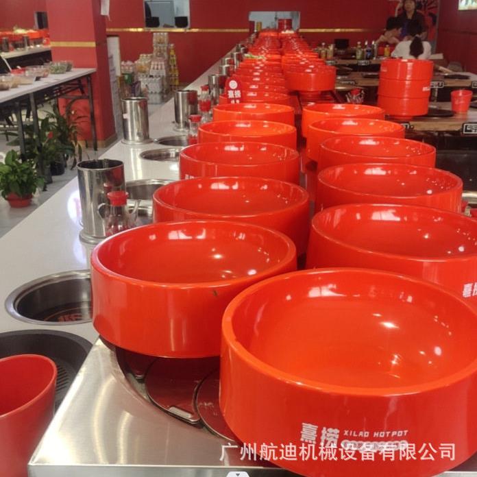 旋转小火锅备设制直线自助餐厅设备厂家定定制直线各种型设备