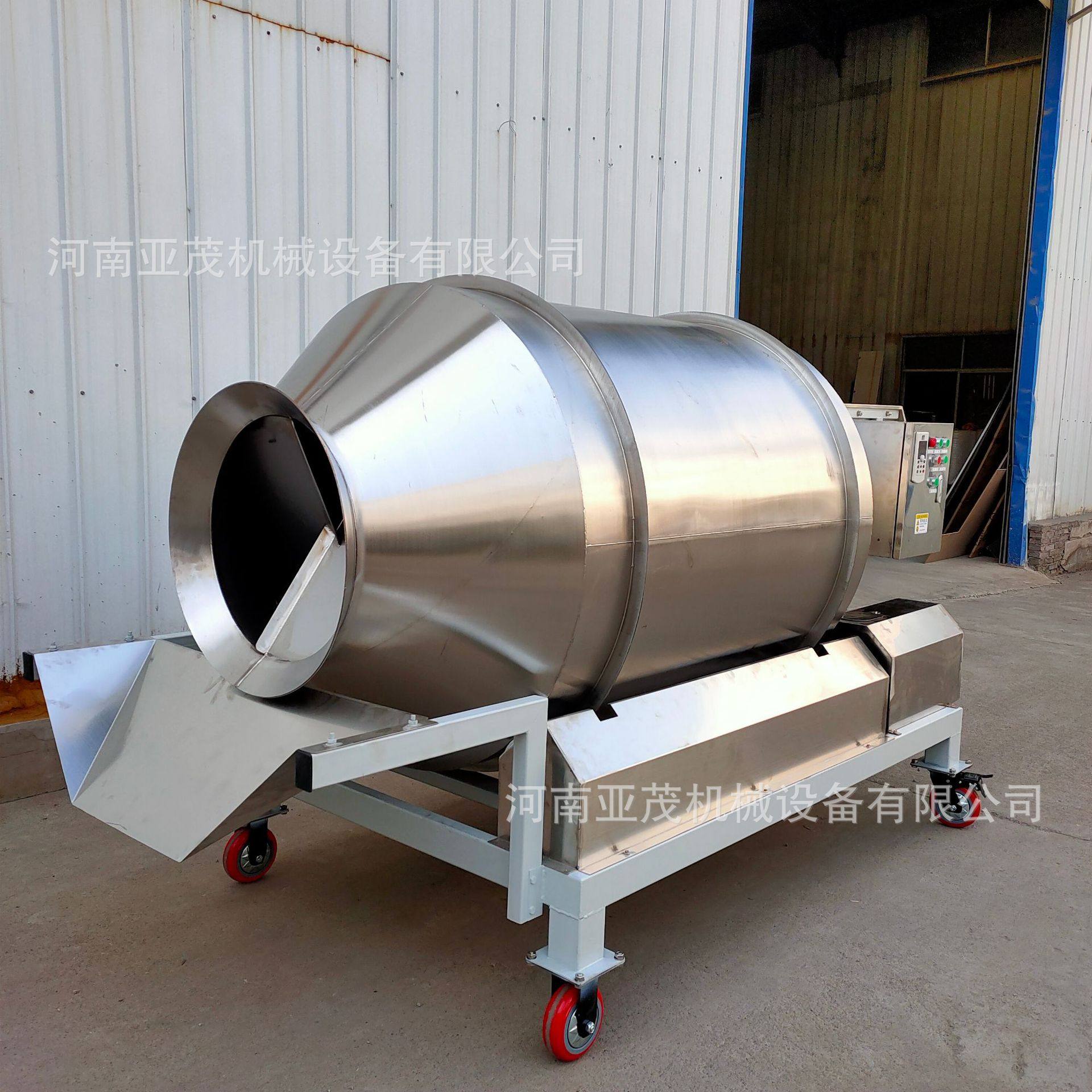 移动式不锈钢滚筒搅拌机 鸡爪鸡翅调味混合机 水果干食品搅拌机,清洗/食品/商业设备,滚揉机,淘宝优惠券,粉丝福利购,淘宝优惠卷