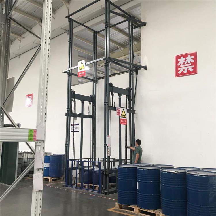 升降机货梯液压导轨式升降平台二层四层货物提升机上下楼