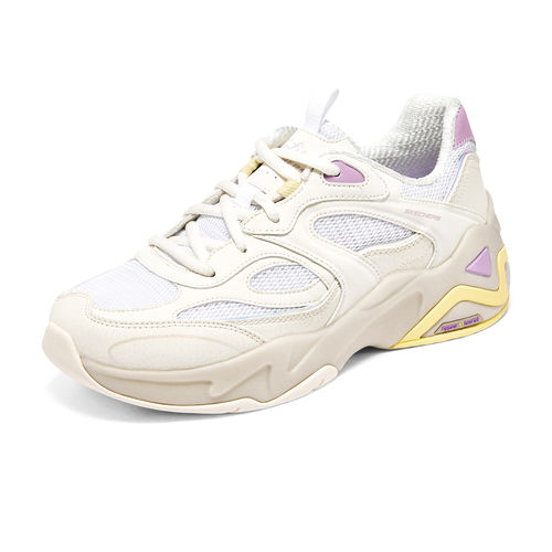 Skechers斯凯奇正品女鞋春秋新百搭气泡熊猫鞋舒适老爹休闲运动鞋