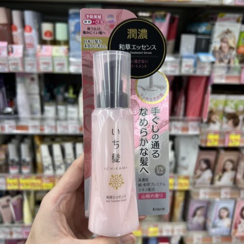 日本直邮 Ichikami和草精华精油角鲨烷防免洗100ml护发精华乳