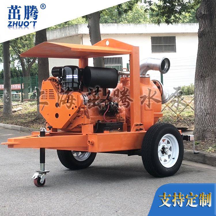 大型应急排涝水泵柴油机大流量6寸污水泵车300立方米自吸排水泵