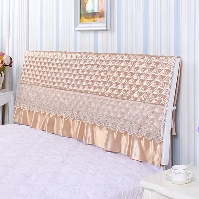 木头硬板床头套罩软包靠垫1米8防尘罩床头罩2024新款高档高级感