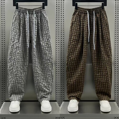 男士百搭休闲裤韩版肌理感