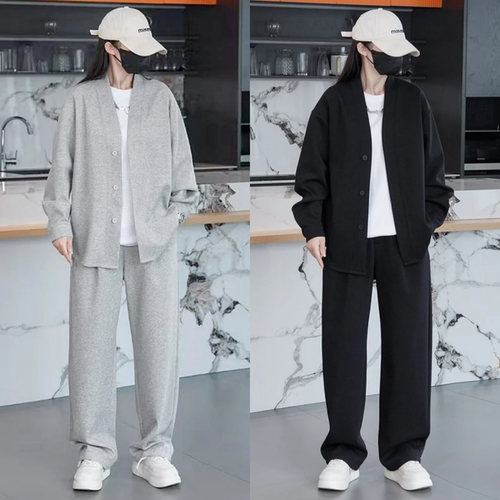 秋季新款韩版时尚套装男