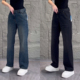子 男士 秋季 直播间同款 复古休闲裤 新款 美式 潮流男裤 直筒牛仔裤 时尚
