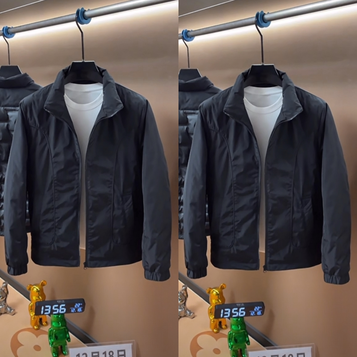 【直播间同款】冬季立领棉服气质简约休闲舒适夹克轻奢百搭外套男