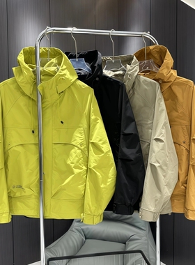 冲锋衣外套男欧洲站2025秋季爆款时尚连帽外套男潮流百搭休闲夹克