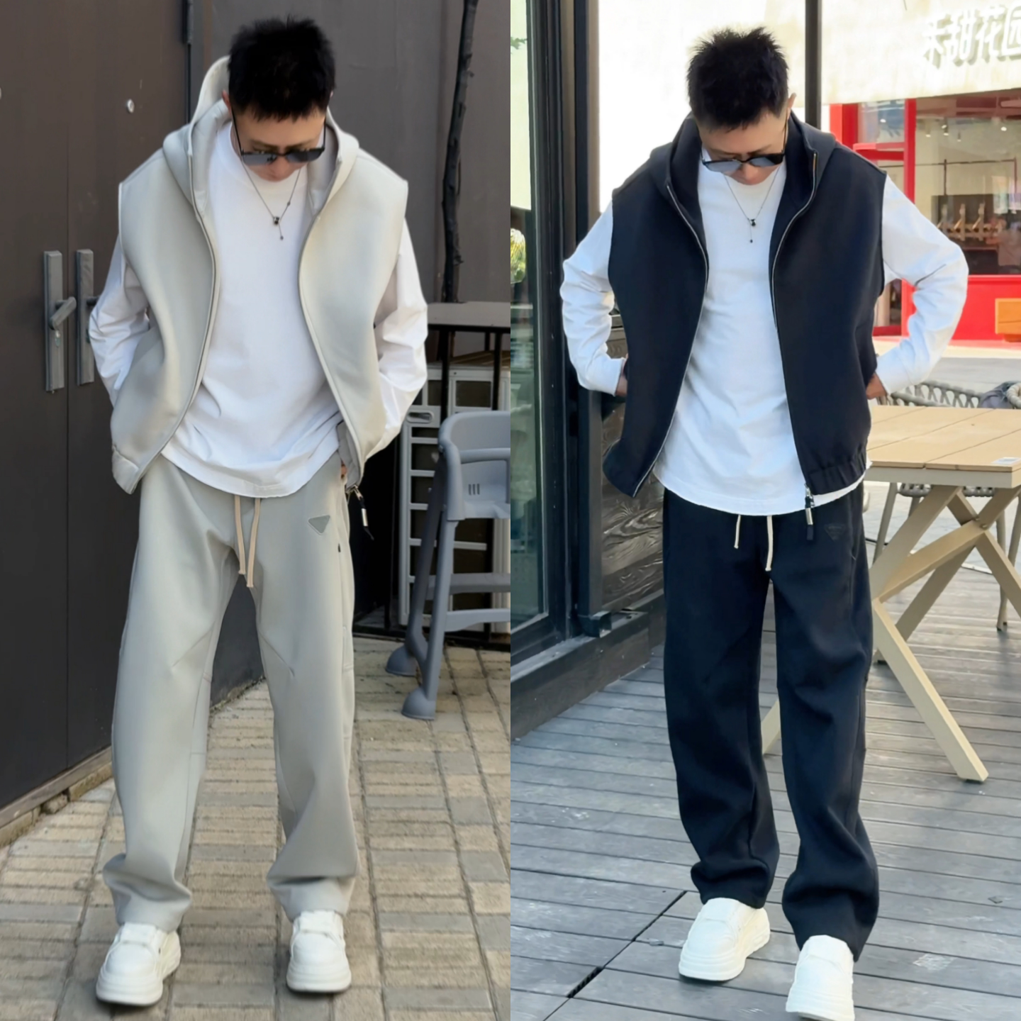 秋季上新休闲运动套装男士