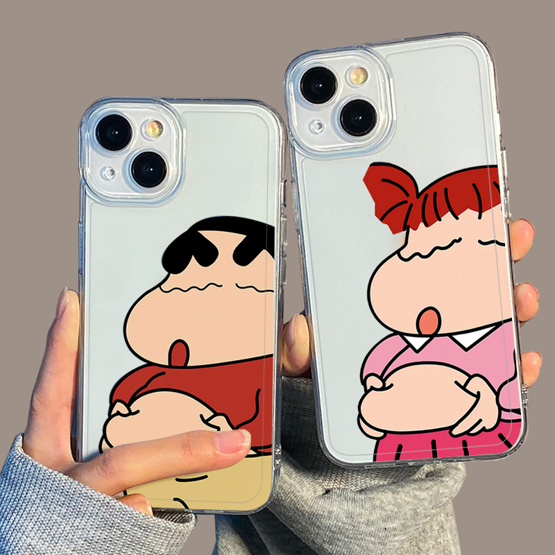 蜡笔小新手机壳适用于苹果15情侣华为mate60一对p50pro可爱iphone14promax搞怪OPPO荣耀80卡通vivo趣味小米13