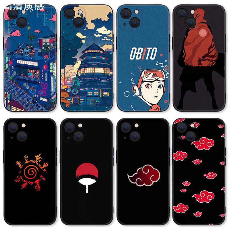 火影忍者手机壳苹果15写轮眼iPhone13适用14promax万花筒OPPO小米13三星S23华为mate60硅胶vivoIQOO12一加ace