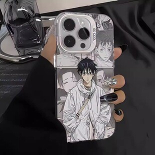 乙骨忧太适用于红米k70手机壳Redmi镭射彩银k60pro咒术回战k50至尊电竞版二次元k40动漫k40S游戏增强软保护套