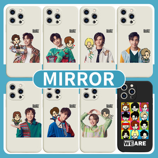 MIRROR手机壳苹果13华为mate40pro姜涛iPhone14promax香港oppo男团vivo小米11明星12应援p40同款30x周边i卡通