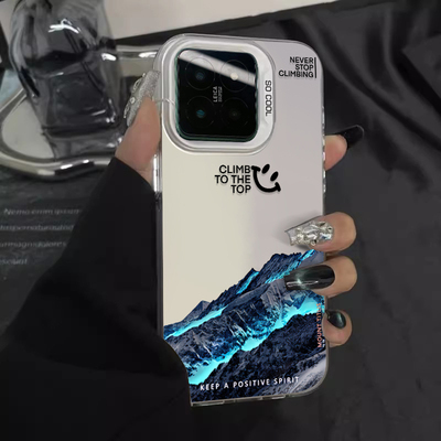 巍峨山脉适用红米k70手机壳新款note13pro套k60至尊版小米12pro+高级感50电竞k40s彩银30个性潮11男女款10pro