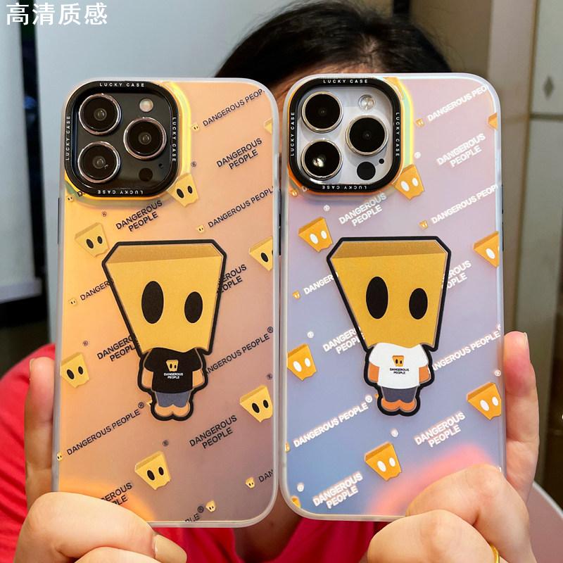 薛之谦DSP纸袋人苹果15镭射壳华为mate60pro/荣耀magic5防摔小米13渐变VIVOS17/OPPO Reno10手机壳演唱会应援