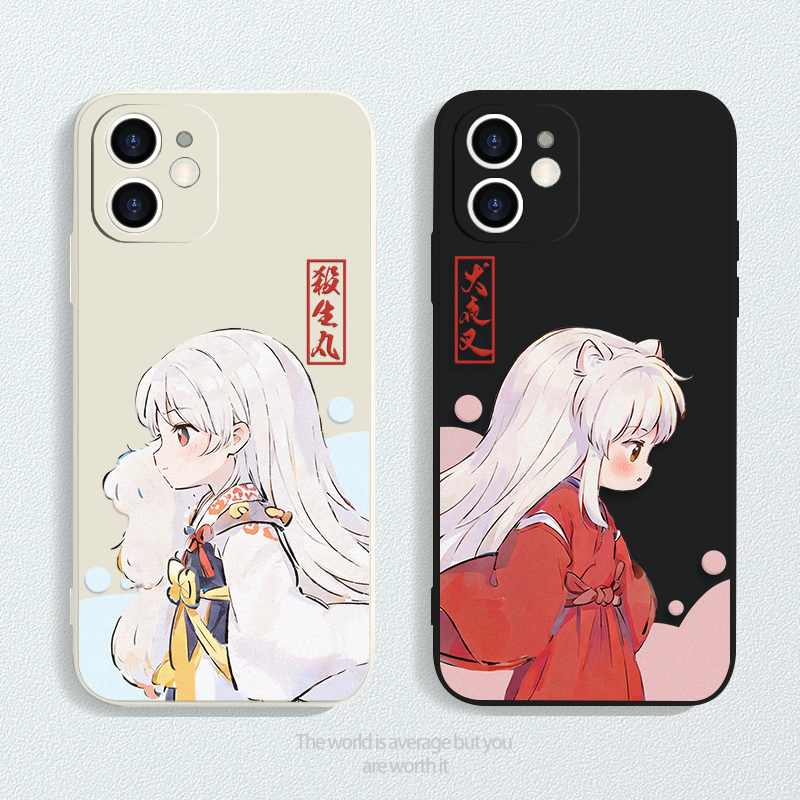 犬夜叉苹果14手机壳iPhone15pro新款12max动漫13二次元可爱情侣小米华为荣耀红米note13vivooppo真我iqoo闺蜜