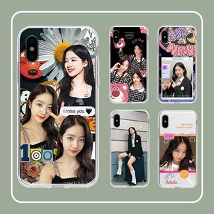 LESSERAFIM手机壳中村一叶适用KAZUHA苹果15黑色手机壳iphone13/promax华为MATE60小米14/OPPO/VIVO周边P60同