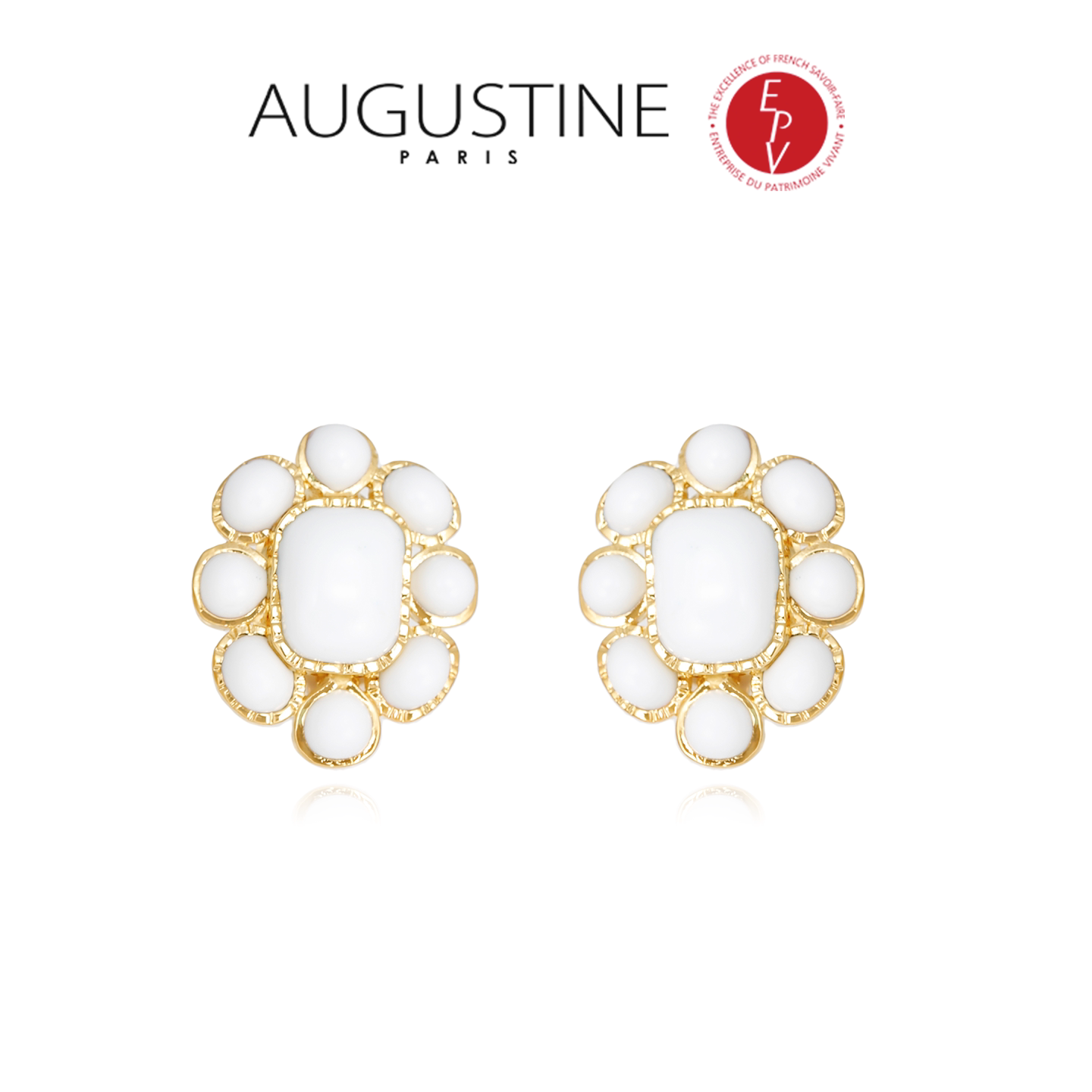 AZLOOK【法国进口】AUGUSTINE PARIS古法琉璃耳环女高级感轻奢