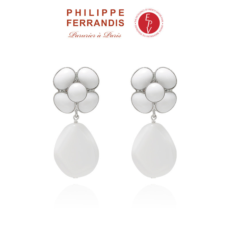 【AZLOOK】Philippe Ferrandis高定经典山茶花耳环吊坠时尚感百搭