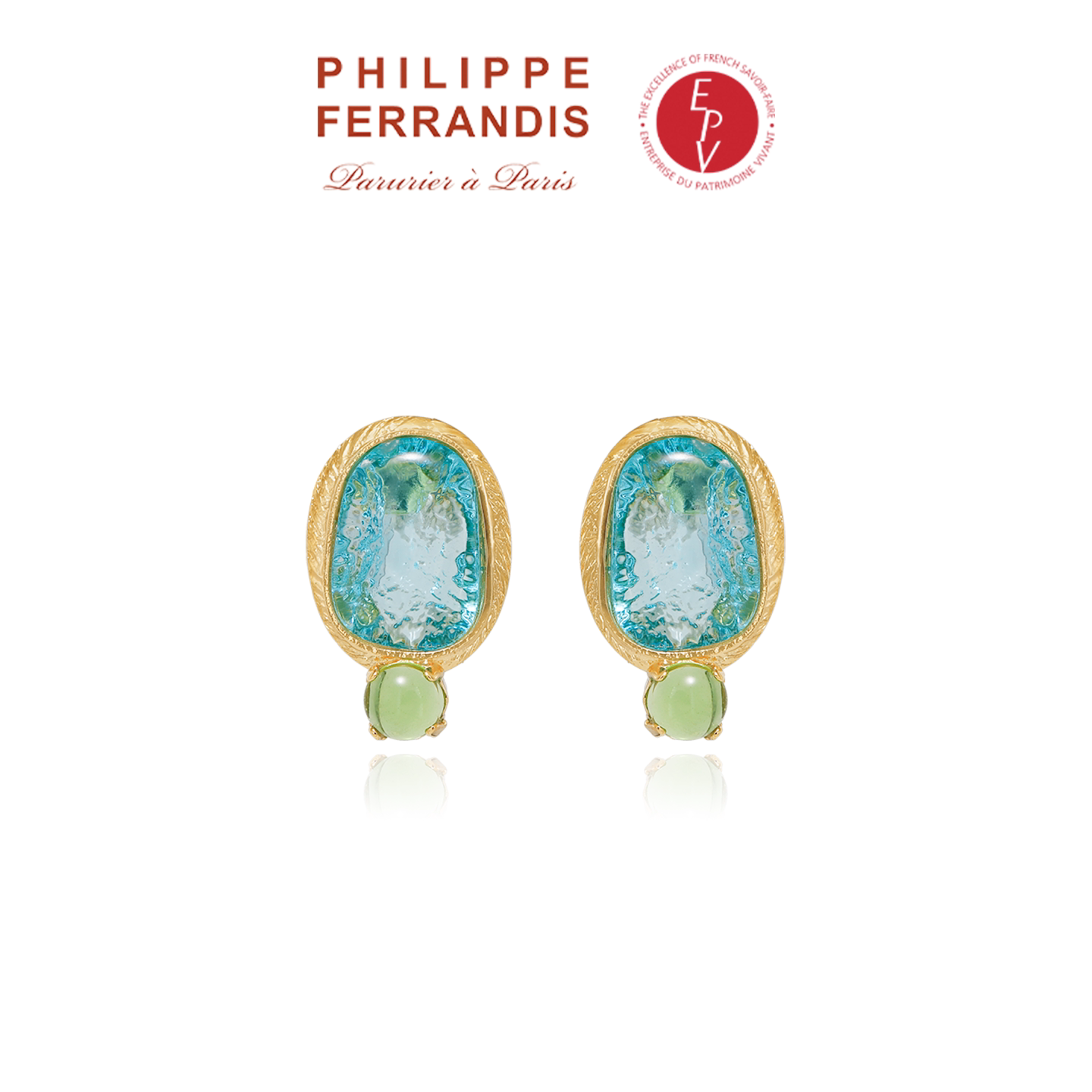 【AZLOOK】Philippe Ferrandis琉璃天虹耳环女高级感时尚首饰品